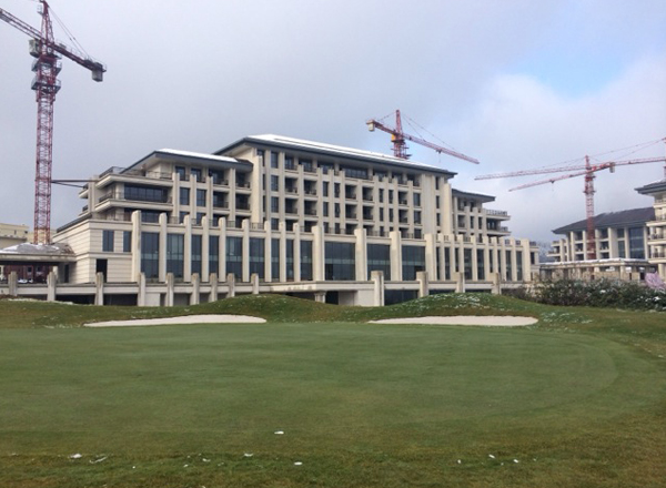 仙女山萬豪酒店外墻裝修現(xiàn)場(chǎng)照片